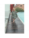 Poncho Copii din Bambus Whisper Green,TM-PONCH-540