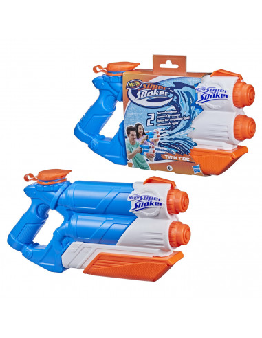 Nerf Blaster Cu Apa Super Soaker Twin Tide,E0024
