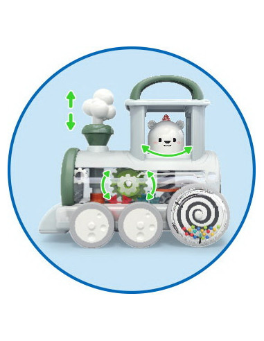 Locomotiva Cu Mecanism Steam,E7995