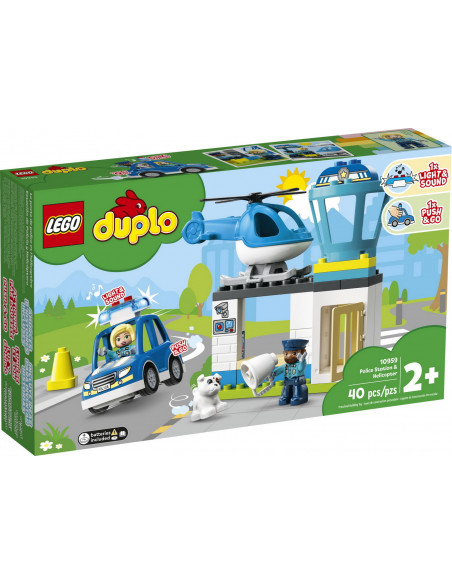 Lego Duplo Sectie De Politie Si Elicopter 10959,10959
