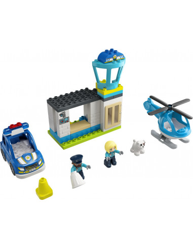 Lego Duplo Sectie De Politie Si Elicopter 10959,10959