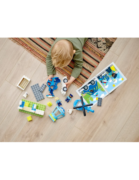 Lego Duplo Sectie De Politie Si Elicopter 10959,10959