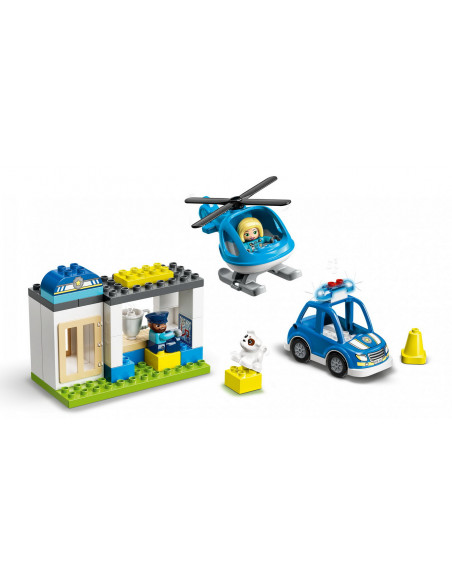 Lego Duplo Sectie De Politie Si Elicopter 10959,10959