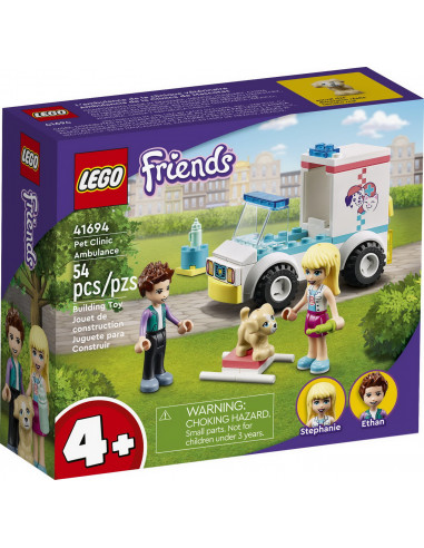 Lego Friends Ambulanta Clinicii Animalutelor 41694,41694