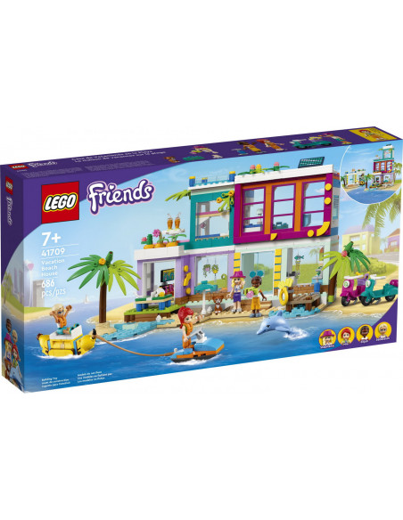 Lego Friends Casa De Vacanta De Pe Plaja 41709,41709 Lego Friends Casa De Vacanta De Pe Plaja 41709,41709