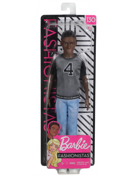 Papusa Baiat Fashionistas Afro-american,MTDWK44_GDV13