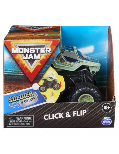 Monster Jam Soldier Fortune Seria Click Flip Scara 1 La
