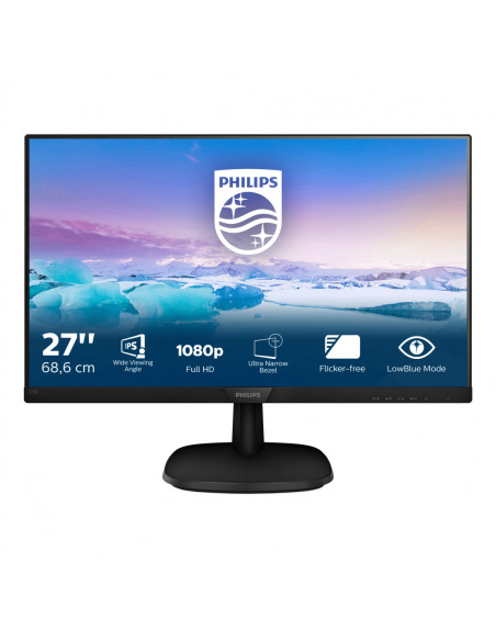 Monitor 27" PHILIPS 273V7QDAB, FHD 1920*1080, IPS, 16:9