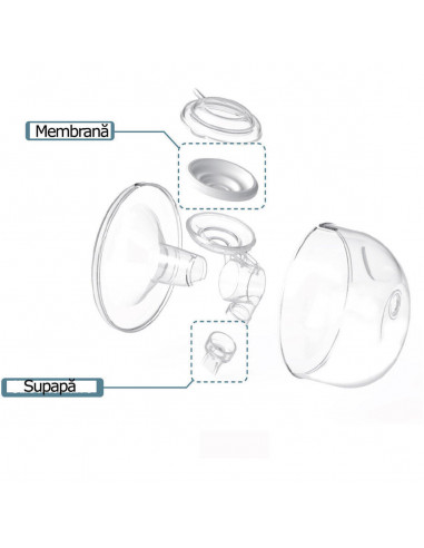 Cupa colectare Hands Free (rezerva),ENAC039-2