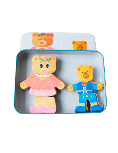 Set magnetic - Imbraca ursuletii (36 piese),MPD-36