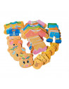 Set magnetic - Imbraca ursuletii (36 piese),MPD-36