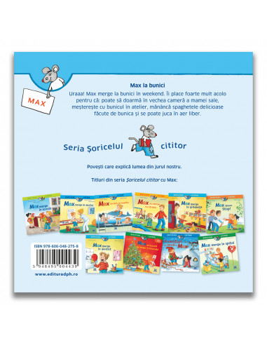 Soricelul cititor - Max la bunici,978-606-048-275-8
