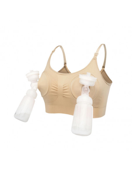 Sutien 2 in1 - Alaptare si sustinere pompa san (bej),BUF001