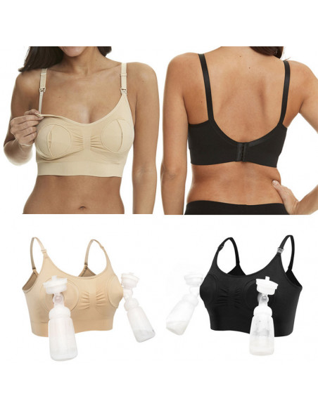 Sutien 2 in1 - Alaptare si sustinere pompa san (bej),BUF001