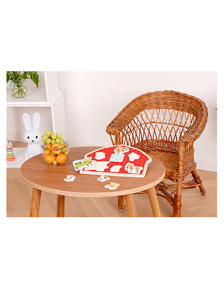 Puzzle din lemn - Casuta animalutelor,BAR6370