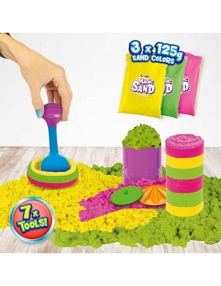Craze - Nisip Kinetic - Set Joaca Neon,CRZ32374