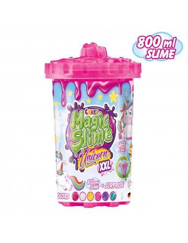 Craze - Slime Magic Xxl 600 Ml - Cu Surpriza Unicorn,CRZ34392