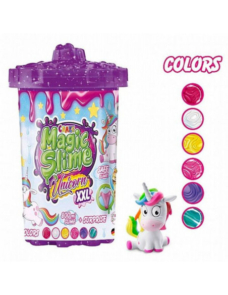 Craze - Slime Magic Xxl 600 Ml - Cu Surpriza Unicorn,CRZ34392