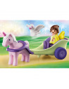 Playmobil - 1.2.3 Zana Cu Trasura Si Unicorn,70401