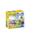 Playmobil - 1.2.3 Zana Cu Trasura Si Unicorn,70401