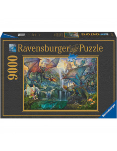Puzzle Dragoni La Lupta, 9000 Piese,RVSPA16721 2