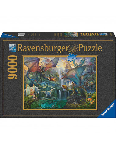 Puzzle Dragoni La Lupta, 9000 Piese,RVSPA16721