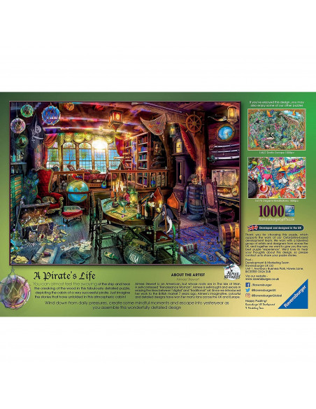 PUZZLE VIATA DE PIRAT, 1000 PIESE,RVSPA16755
