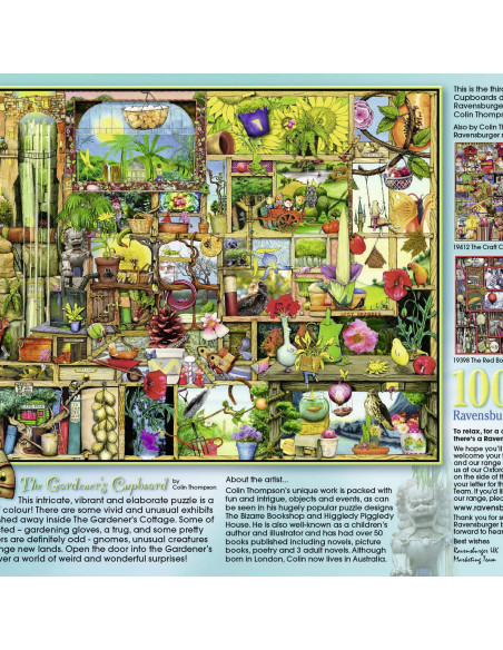 Puzzle Coltul Gradinarului, 1000 Piese,RVSPA19498
