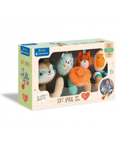 Baby Clementoni - Jucarie Din Plus Spirala,CL17320