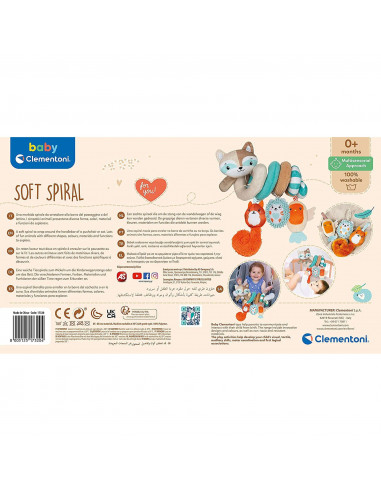 Baby Clementoni - Jucarie Din Plus Spirala,CL17320