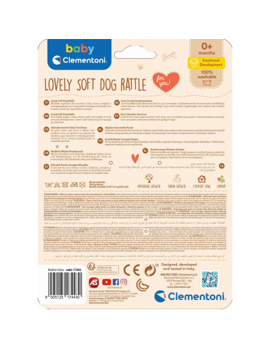 Baby Clementoni - Zornaitoare Soft Catel,CL17443