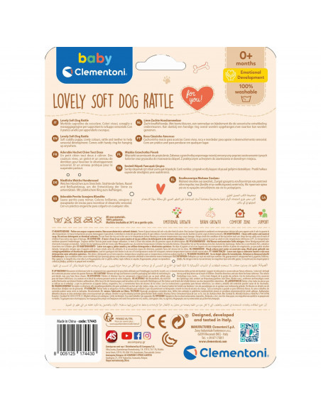 Baby Clementoni - Zornaitoare Soft Catel,CL17443