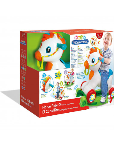 Baby Clementoni - Balansoar Ponei 3 In 1,CL61785