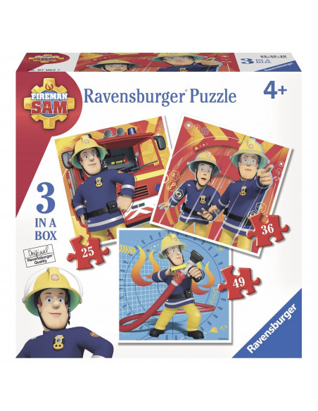 Puzzle Pompier Sam 25/36/49 Piese,RVSPC07065