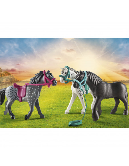 Playmobil - Set 3 Cai: Frizian, Knabstrupper, Andaluz,70999