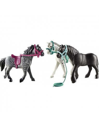 Playmobil - Set 3 Cai: Frizian, Knabstrupper, Andaluz,70999