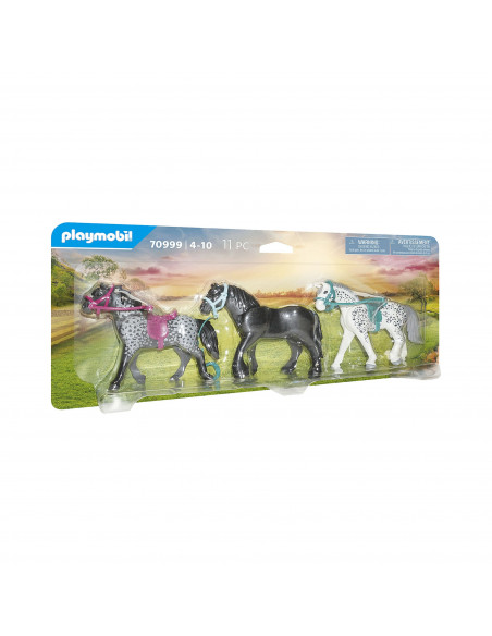 Playmobil - Set 3 Cai: Frizian, Knabstrupper, Andaluz,70999