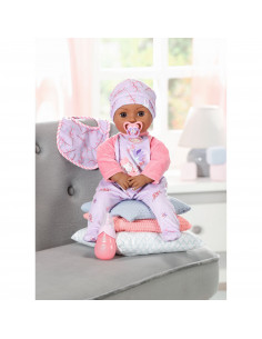 Baby Annabell - Papusica Neagra Leah 43 Cm,ZF705919