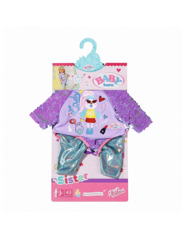 Baby Born - Set Hainute Fashion 43 Cm Diverse Modele,ZF828182