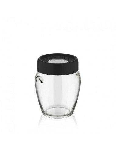 BORCAN DEPOZITARE STICLA CU CAPAC, 580 ML NEGRU, ART OF DINING