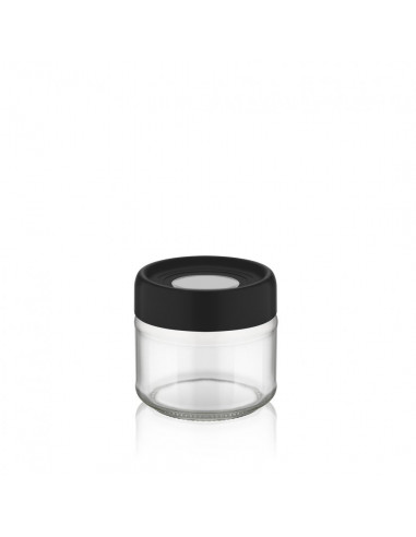 BORCAN DEPOZITARE STICLA CU CAPAC, 300 ML NEGRU, ART OF DINING