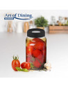 BORCAN DEPOZITARE STICLA CU CAPAC,1 L NEGRU, ART OF DINING BY