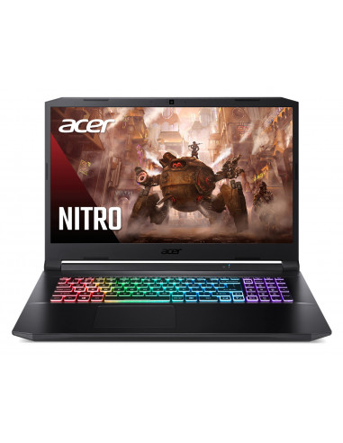 NH.QBGEX.00J,Laptop Acer Gaming Nitro 5 AN517-41, 17.3" display with IPS (In-Plane Switching) technology, Full HD 1920 x 1080, A