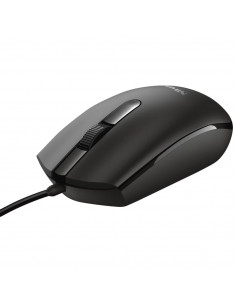 Mouse Trust Basi, cu fir, negru,TR-24271