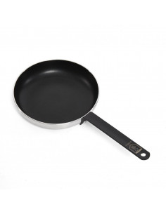 "PROFESSIONAL FRYING PAN 28x5.5 CM. Material: pressed aluminum 2