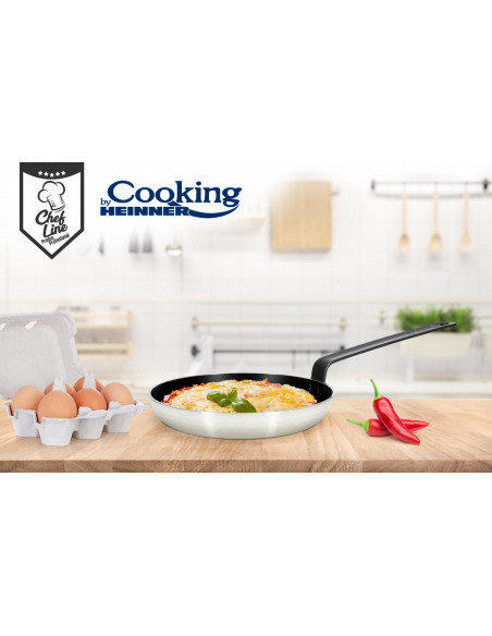 "PROFESSIONAL FRYING PAN 24x5 CM. Material: pressed aluminum + "PROFESSIONAL FRYING PAN 24x5 CM. Material: pressed aluminum +