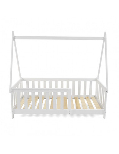 Pat casuta, alb 147.5x75cm,UMPC-6256W