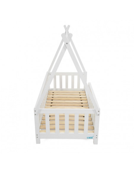 Pat casuta, alb 147.5x75cm,UMPC-6256W