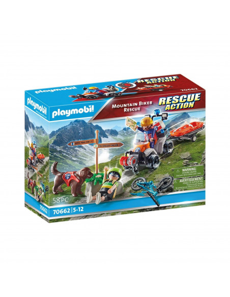 Playmobil - Salvator Montan Cu Atv,70662