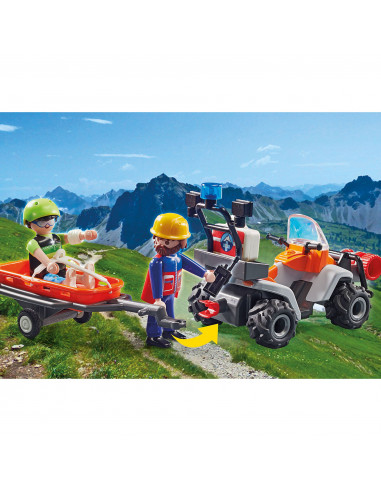Playmobil - Salvator Montan Cu Atv,70662